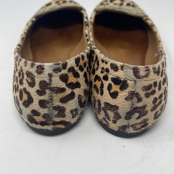 Sperry Calf Hair Leopard and Gold Slip On Shoe - Picture 6 of 13